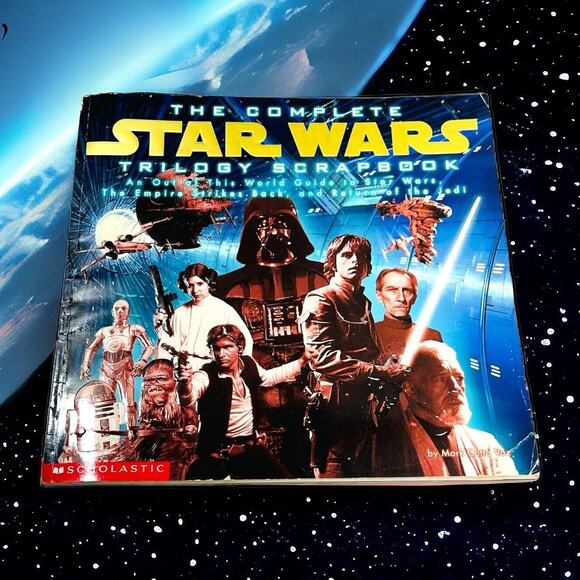 Scholastic 1997 The Complete Star Wars Trilogy Scrapbook Van Kids Vtg READ PICS - Picture 1 of 10